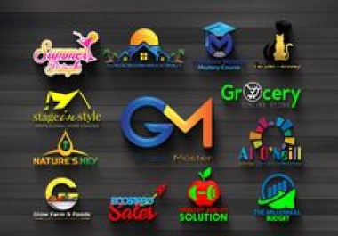 I will design minimalist logo designs