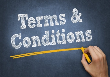 Simple Term and Condition Web Page