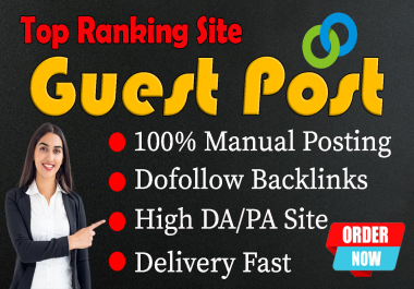 I will Permanently 25 Guest Post SEO backlink high DP PA sites