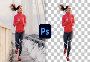 I will remove 100 pics background