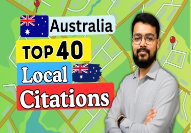 Top 40 Local Citations in Australia to Rank Higher on Google