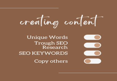I will create optimised blog posts for your website