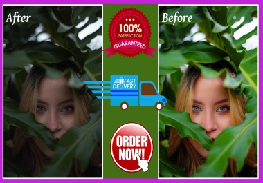 I will do photo editing and image retouch