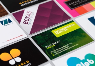 I will design your business card and logo with 3 ideas