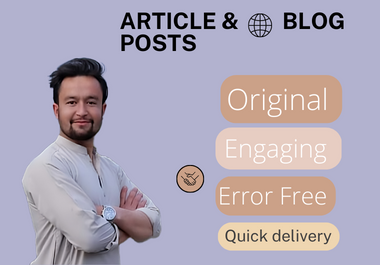 I will write 650 words content writing for your Blogs and website