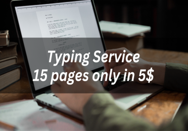 I will do professional copy typing and retyping at comparatively low price