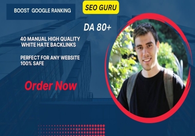 I Will Make 40 High Authority Social Profile Manual Backlinks for 5