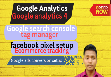 I will fix error or setup google analytics,  Google search console setup,  Pixel setup