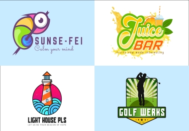 I will design 2 stunning logo concepts with copyrights