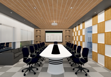 I will design office,  meeting room,  cafe,  workstation interior