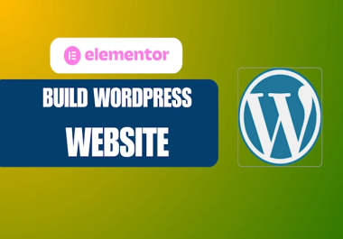 I will create wordpress elementor website for your bu...
