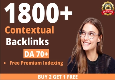 800+ Contextual backlinks DA70 dofollow white hat high da seo backlinks for google
