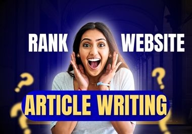 I Will Write SEO Optimized 1000 Word Article and Website Content with 24 Hour Fast Delivery