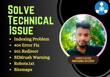 semrush technical SEO error fix,  xml sitemap,  robots txt,  broken links