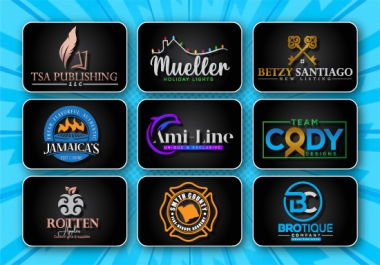 I will do 4 minimalist logo design