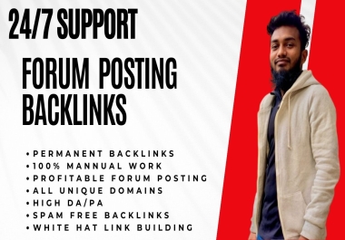 Forum Posting for SEO Boost your website rank