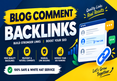 I will make guaranteed instant blog comment backlink for url and keywords