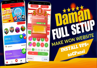 I will install aapanel on your vps and setup full daman source code