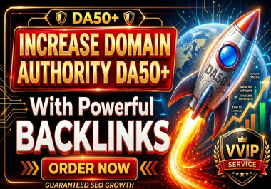 Increase Ranking with 900+ unique Domain High Powerful Backlinks