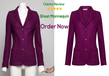Neck Join Service with Photoshop or 5 ghost mannequin removal for Seamless Designs