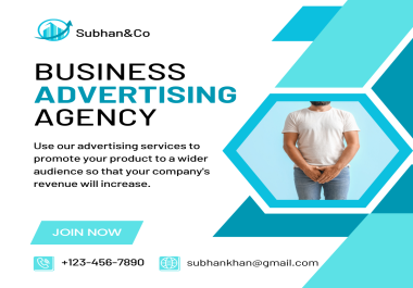 I WILL CREATE YOUR SOCIAL MEDIA AND MARKETING AD