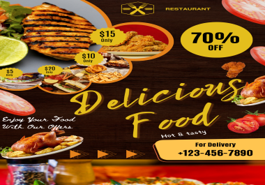 Creating a unique and attention-grabbing restaurant flyer