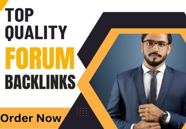 I will create 100 high quality forum posting for your website ranking
