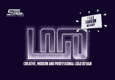 I will do 3 minimalist logo designs and a favicon as a gift