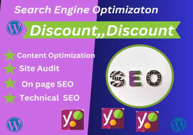 I will do on page seo optimization service of WordPress service