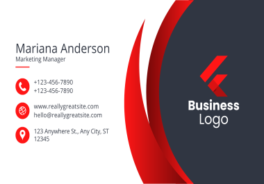 I Will Design Professional and Unique Business Card and Logo Design in 24hours
