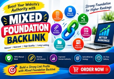 50 Mixed Foundation Backlinks on High-Quality Sites- A Strong Base for Hair Ranking