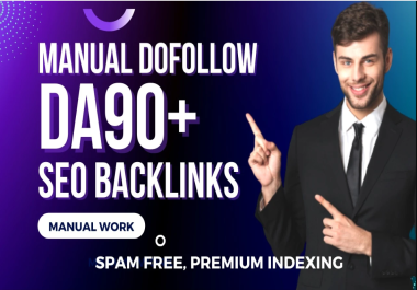I will build high da SEO dofollow contextual backlinks