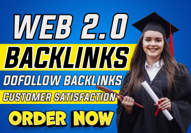 I will Build high authority 120 web 2.0 backlinks rank your website