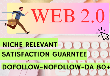 i will build 222 high quality web 2.0 backlinks