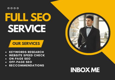 i will do full SEO of your website
