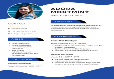 I will create a professional Resume/CV