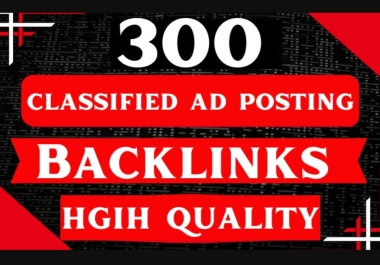 You will get SEO 70 classified ad posting With High quality Dofollow Backlink