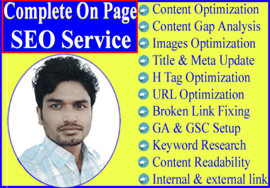 I Will Do Proper On Page SEO Optimization Using Advanced Techniques