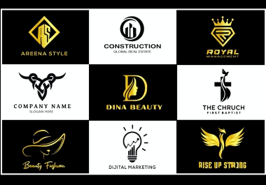 I will do unique modern and professional minimalist logo design