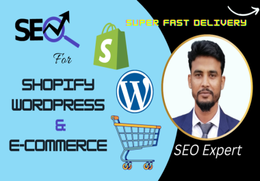 SEO for Shopify,  Amazon or Ecommerce & WooCommerce sites