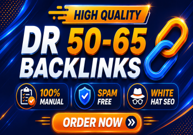 I will create 150 high DR 50-60 dofollow SEO backlinks