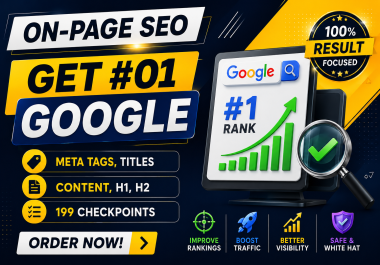 I Will Do On-Page SEO with Full Meta,  H1,  H2 Optimization & 200+ SEO Fixes