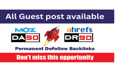 I have premium site for Guest Posting with high DA and PA