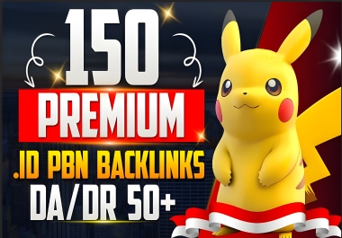 Get 150 Premium. ID PBN Backlinks with DA/DR 50+ Permanent High-Quality Homepage Posts