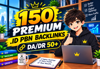 Get 150 Premium Quality. ID PBN Backlinks with DA/DR 50+ for Powerful SEO Results