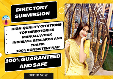 I will create top 100 site directory submission SEO backlinks