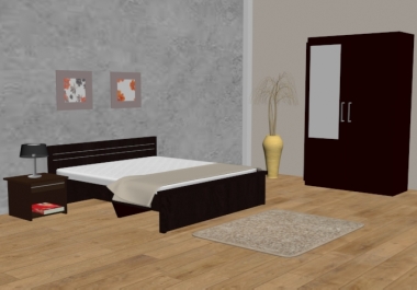 I will do 3d modeling,  interior modeling or game assets modeling