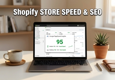 I will speed up your Shopify store and improve its Google SEO