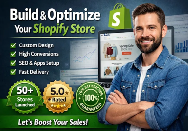 Shopify store design & optimization that drives sales