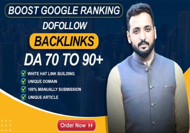 I will make high authority manual white hat dofollow seo backlinks